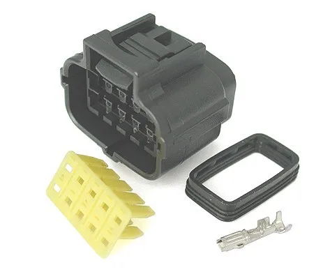 

100 компл. Автомобильный штекер Женский Разъем проводов 10-контактный разъем клеммные разъемы 174655 блок предохранителей жгут проводов мягкий