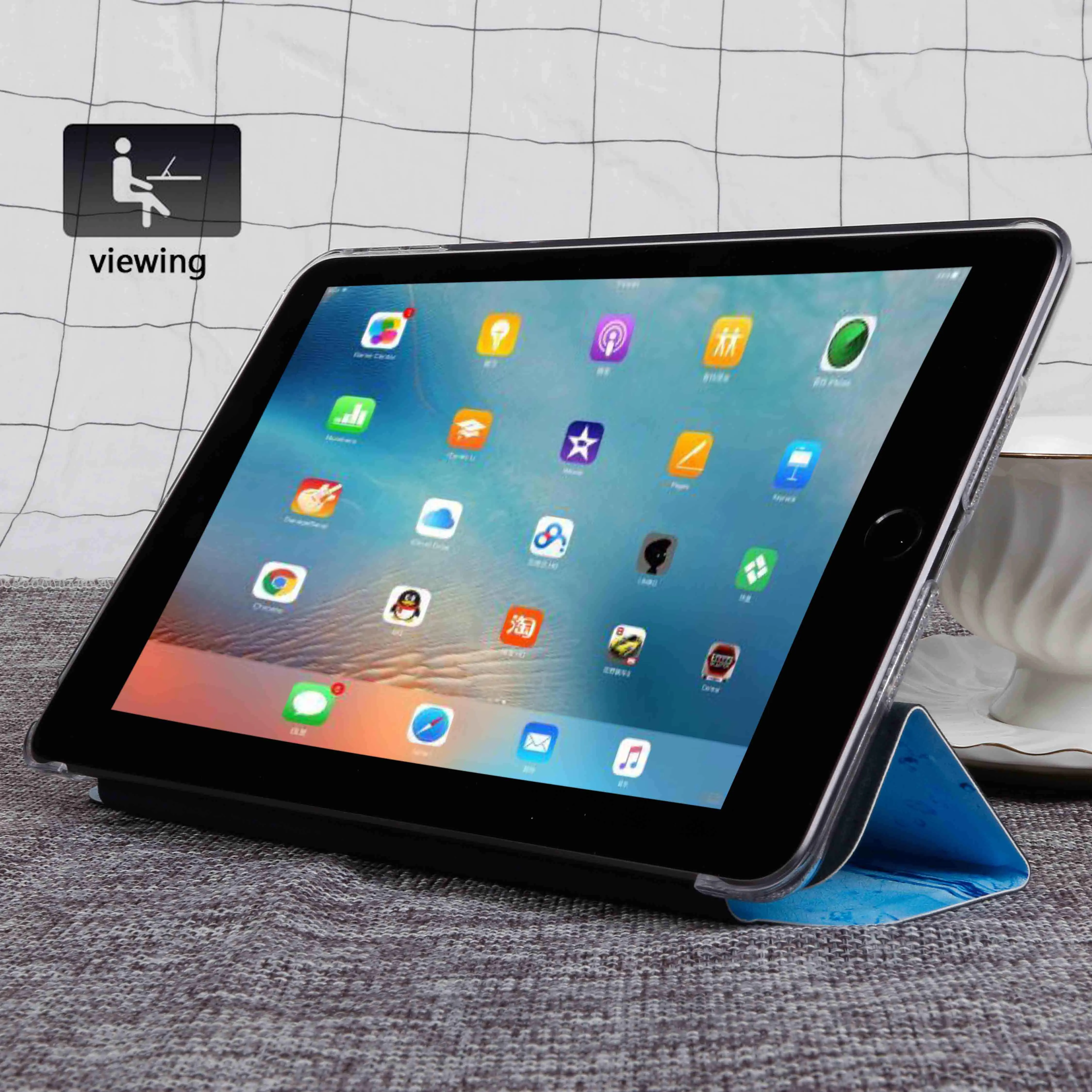 Чехол для планшета iPad Air 1 9 7 дюйма 2013 защитный чехол A1474 A1475 A1476 кожаный с Умной