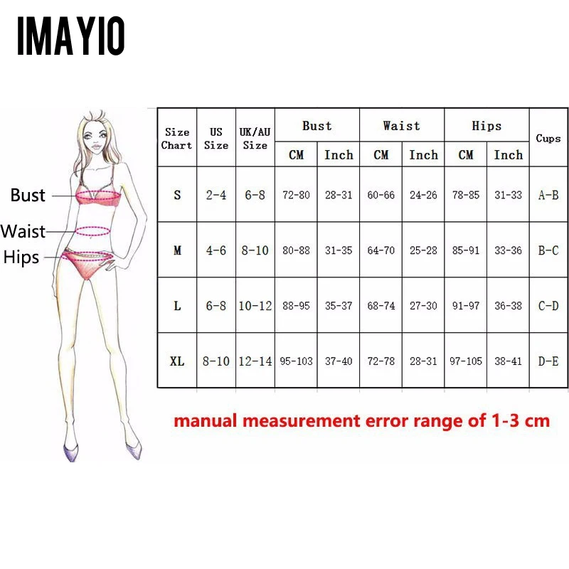 

Imayio Push up Bikinis Set for Women Swimsuits Bottom Swimwear Candy Colors Bech Wear Bathing Suits
