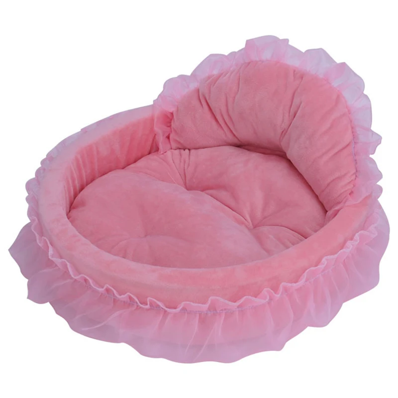 Собачий домик Кровать Принцесса Собака кровать зима теплый Кристалл Ультра