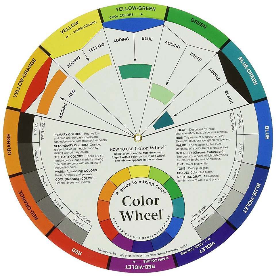 Color Wheel for Eyebrow Lip Microblading Pigment Ink Mixture Palette Maincure Colour Card Salon Tool | Красота и здоровье