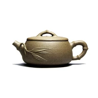 selling yixing recommended masters all handmade bamboo stone gourd ladle zisha teapot tea set gift undertakes