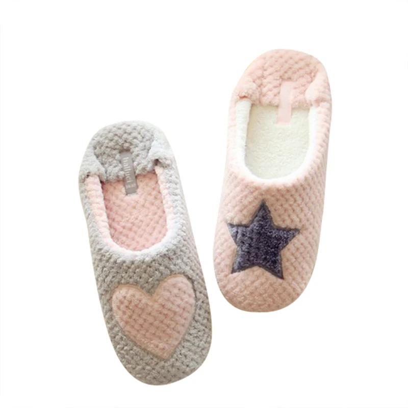 

2018 Autumn Winter Crown Pattern Women Home Shoes Soft Breathable Warm Women Slippers