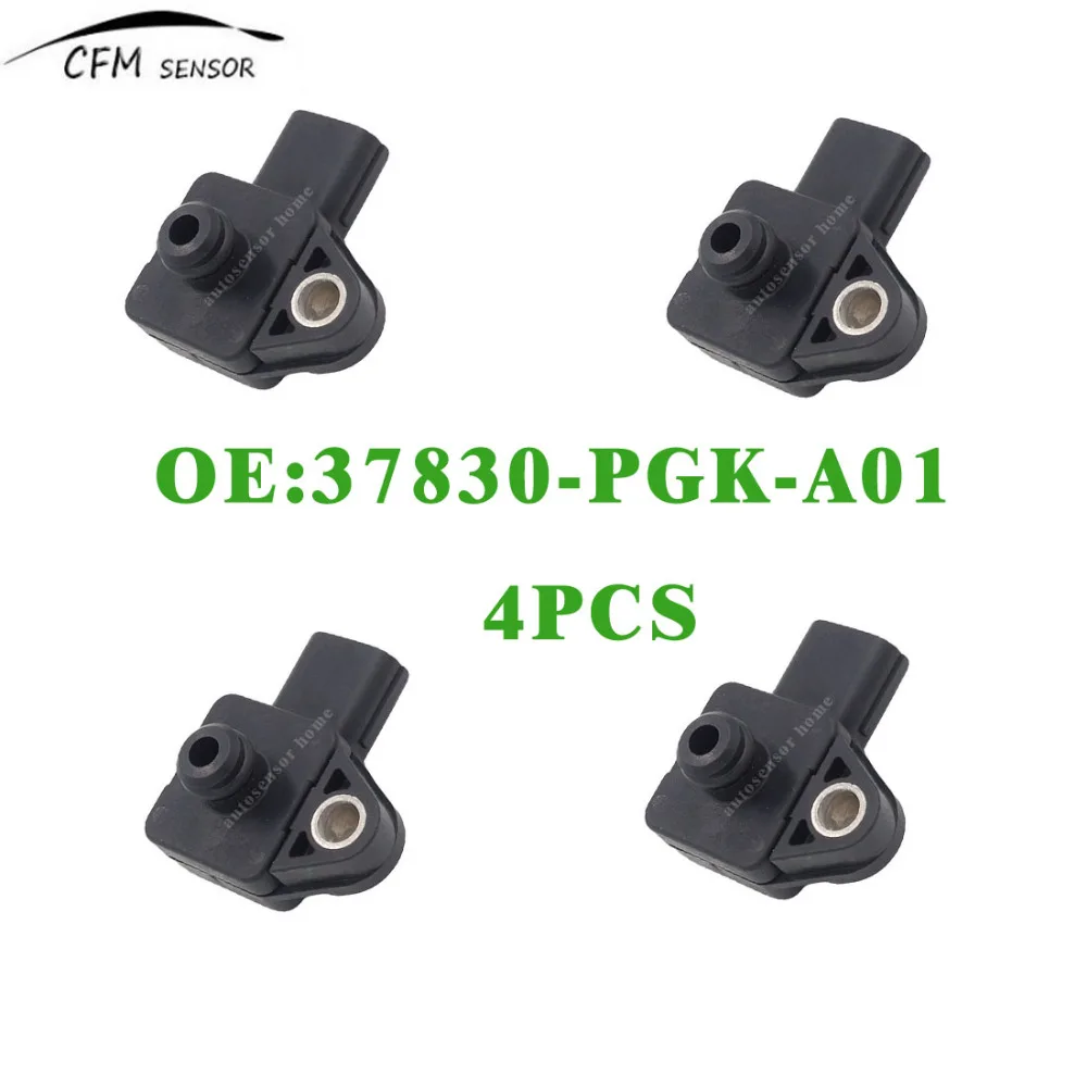 

4pcs New Brand 37830-PGK-A01 MAP Sensor For Honda Acura Civic Accord CRV