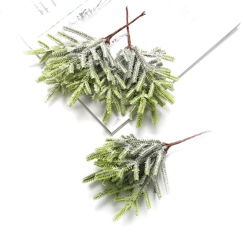 Искусственные мини-искусственные сосновые ветки букет для свадебного украшения
