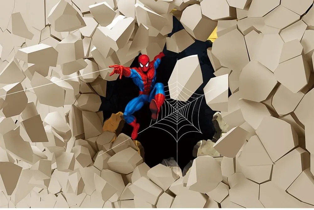 Настенные обои фотообои каменные потолочные Френки 3d современные для гостиной