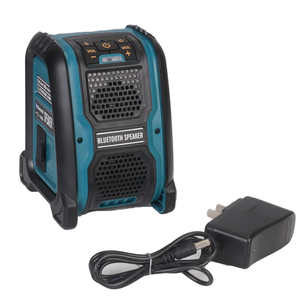 Bluetooth Speaker MP3 Player Loudspeaker Amplifier For Laptop For Milwaukee For Bosch For Makita For Dewalt  14.4V 18V Li-Ion Ba images - 6