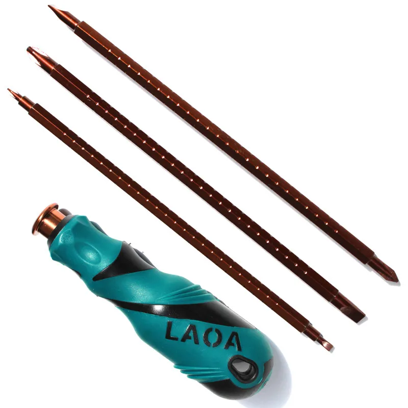 LAOA 6 in1 Double End Screwdriver Flat Phillips Screw Driver Utility Tool Hand Tools with Magnetism | Инструменты