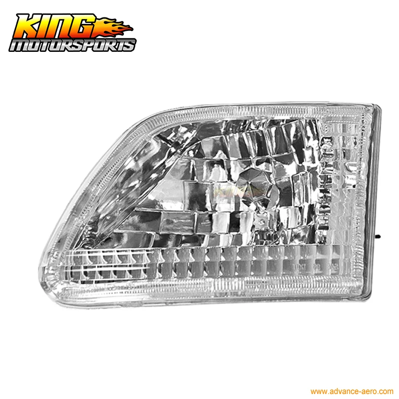 Подходит для 97-99-02 03 Ford F-150 F-250 Expedition евро фары хром чистый США Бесплатная доставка