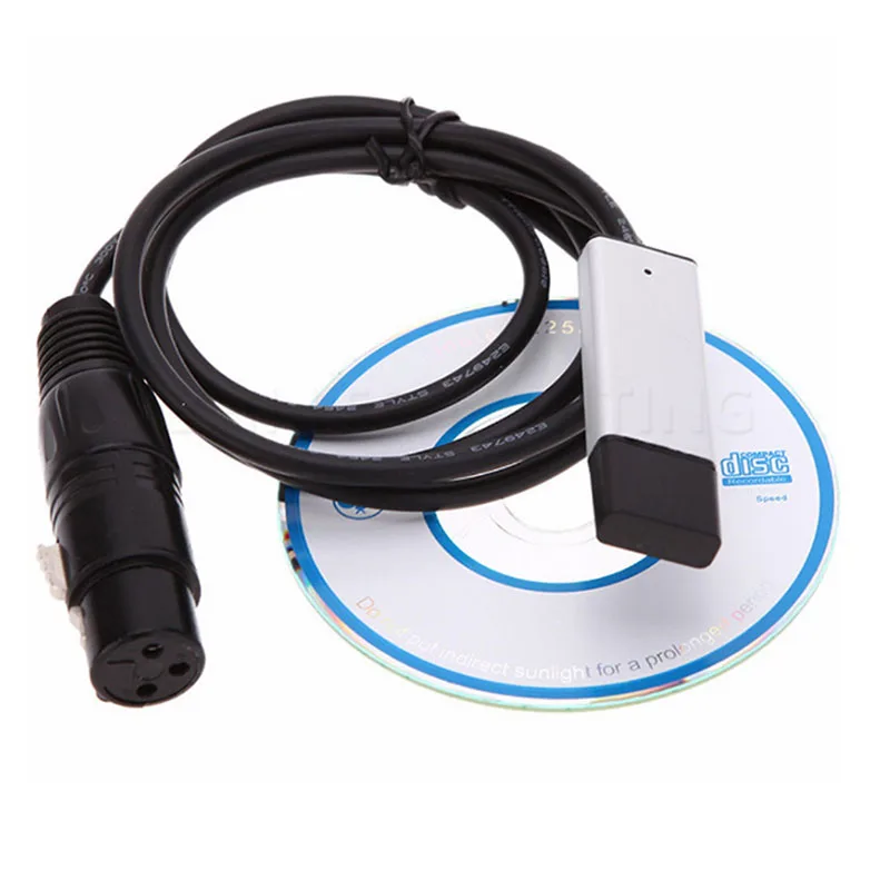 Адаптер интерфейса USB к DMX светодиодный DMX512 студийный компьютер ПК контроллер