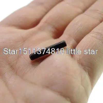 Lot100 M3x6mm головка шестигранный Набор торцевых головок винтов Метрическая резьба со скругленным концом