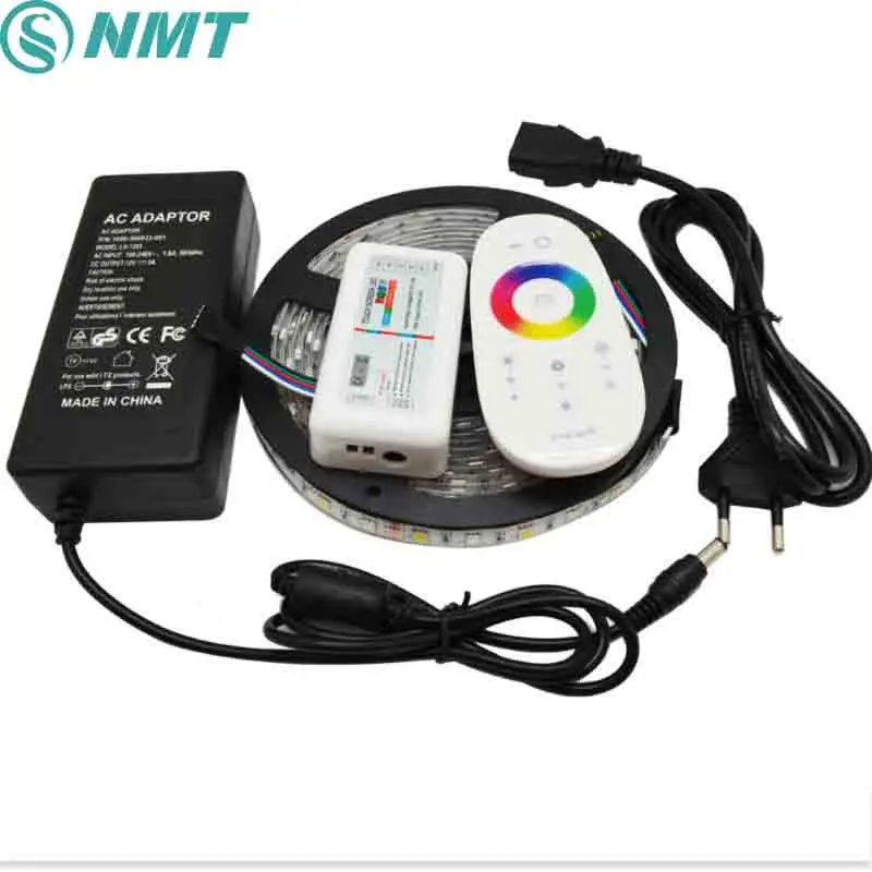 5 м светодиодный ленты RGBW/RGBWW 5050 SMD свет DC12V IP20/IP65 Водонепроницаемый лента + 2 4G пульт
