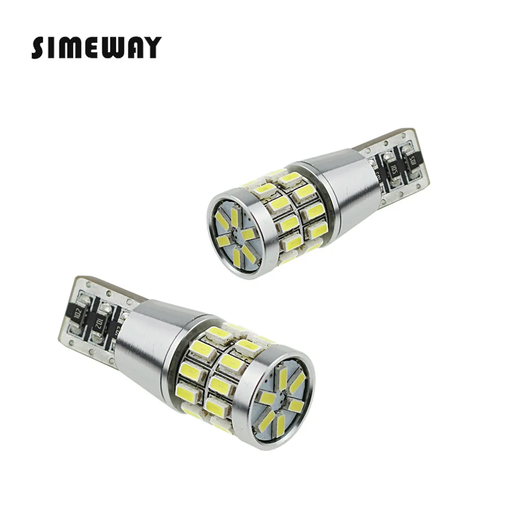 2 шт. Автомобильные светодиодные лампы Canbus T10 led 30smd W5W 5630|Сигнальная лампа| |