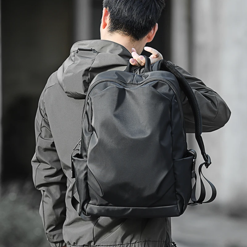 ZZINNA стильный школьный мужской рюкзак для колледжа кожаная сумка-слинг роскошная