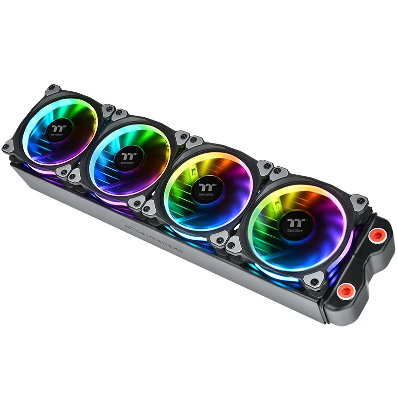 ТТ riing plus 12 светодиодный RGB вентилятор шасси (12 см * 1/16 8 млн цветов/12 Светодиодный