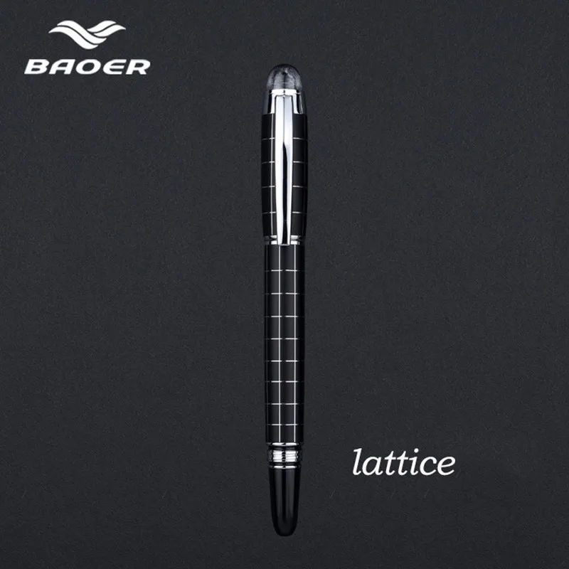 Baoer79 авторучка роскошная хрустальная голова Бизнес Офис чернильная ручка пилот