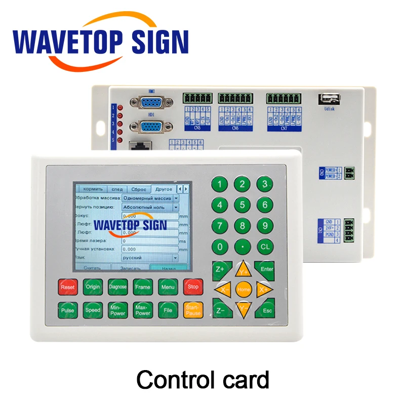 WaveTopSign лазерная резка высокоточная интегрированная система с Ruida RDC6442M Лазерная контактная карта для лазерной резки