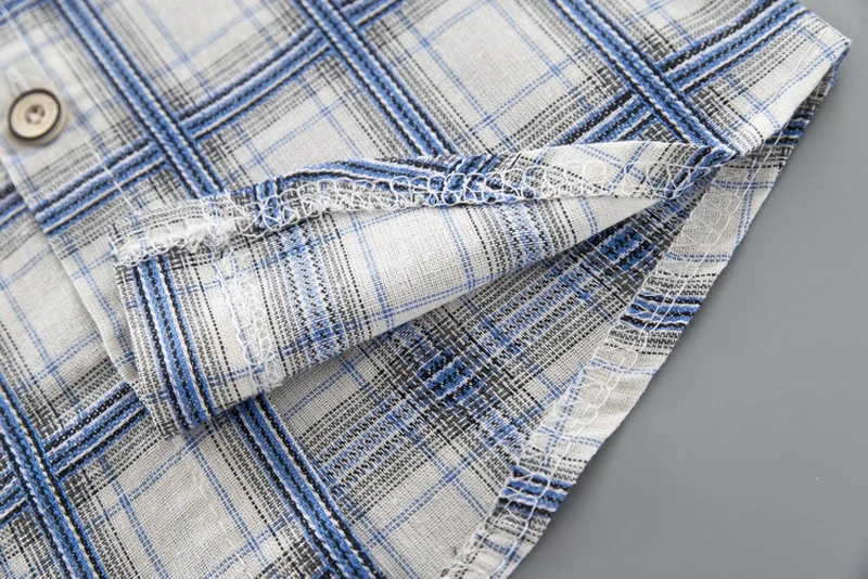 DIIMUU/детская одежда Комплекты для мальчиков летние хлопковые шорты в клетку из 2