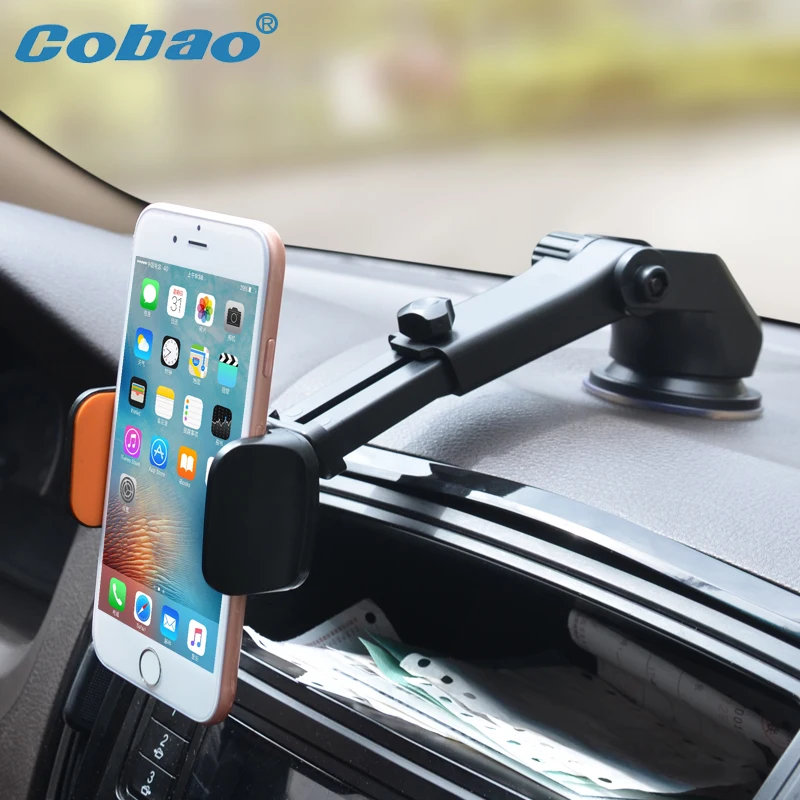 Автомобильный держатель для телефона Cobao для iPhone 7, автомобильный держатель для мобильного телефона на лобовое стекло, подставка, держатель для мобильного телефона, смартфона, автомобильный держатель