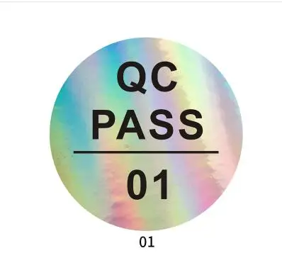 2000pcs 0-10 QC Adhesive Label Sticker Hologram PASSED Laser Stickers Security Waterproof Warranty | Дом и сад