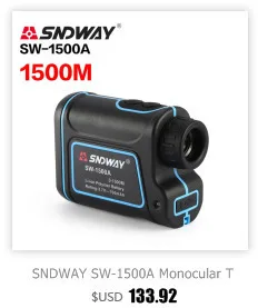 SNDWAY SW-600A, монокулярный телескоп, лазерный дальномер 600 м, Trena, лазерный дальномер для гольфа, охоты, лазерный дальномер, угол скорости