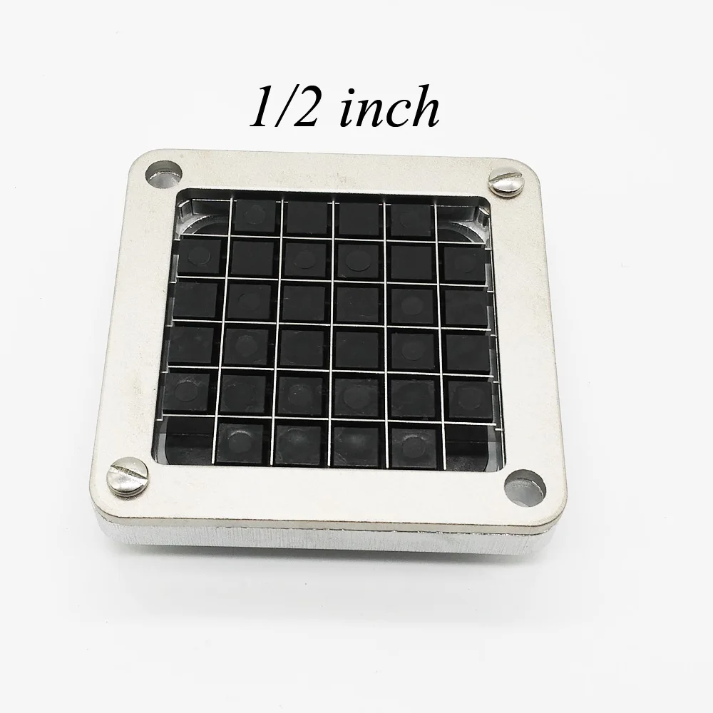 1I2inch Быстрая Нержавеющая сталь фри картофельные чипсы резаки+ 3 лезвия Размер, фри резак, чипсы резак части - Цвет: 1I2inch