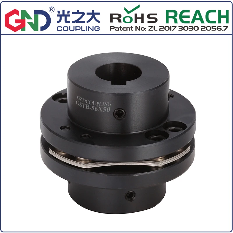 

5 pieces GSTB flexible coupler steel high rigidity single diaphragm keyway series for servomotor stepmotor shaft coupling