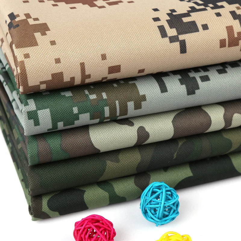 

100x150cm Thickening Camouflage Waterproof Fabric,Raincoat 600D Rainproof Fabric Luggage Oxford Fabrics