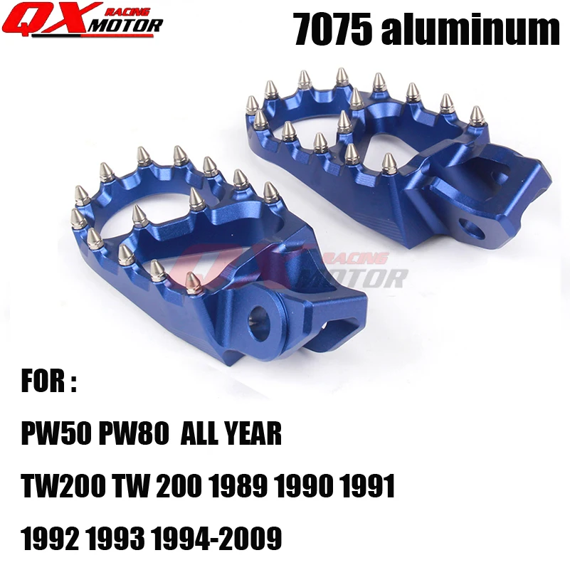 Синие 7075 подножки для ног педали YZ 85 125 250 YZ250F YZ426F YZ450F YZ125X YZ250X YZ250FX WR250F|Подставки под