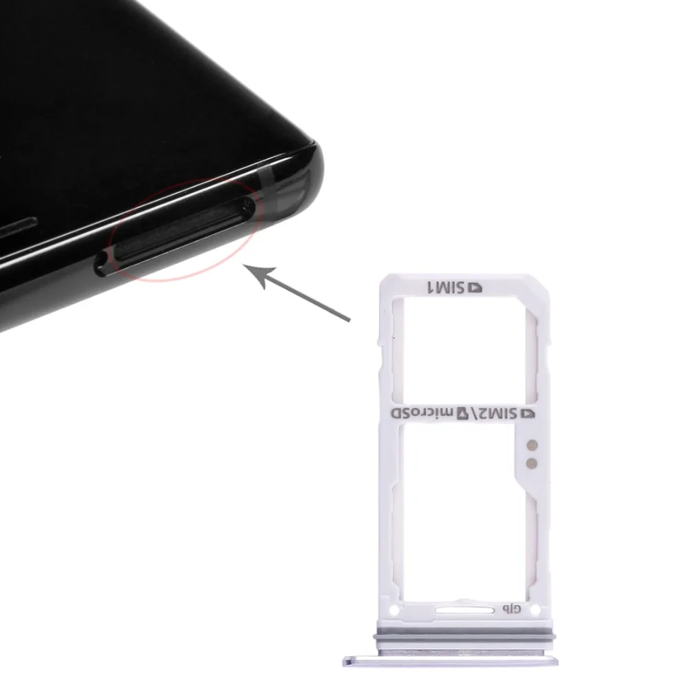 IPartsBuy 2 sim-карты лоток/микро лоток для карт SD Galaxy Note 8 | Мобильные телефоны и