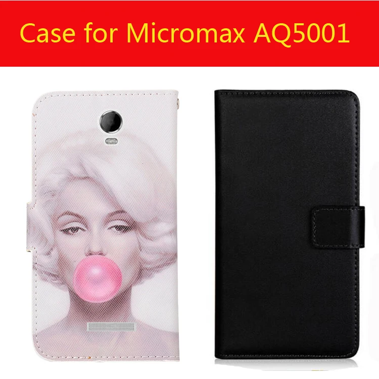 Кожаный чехол книжка для Micromax Q415 AQ5001 Q413 Q479 Q465 Q424 Q462 Q346 D320 Bolt нескользящий кошелек