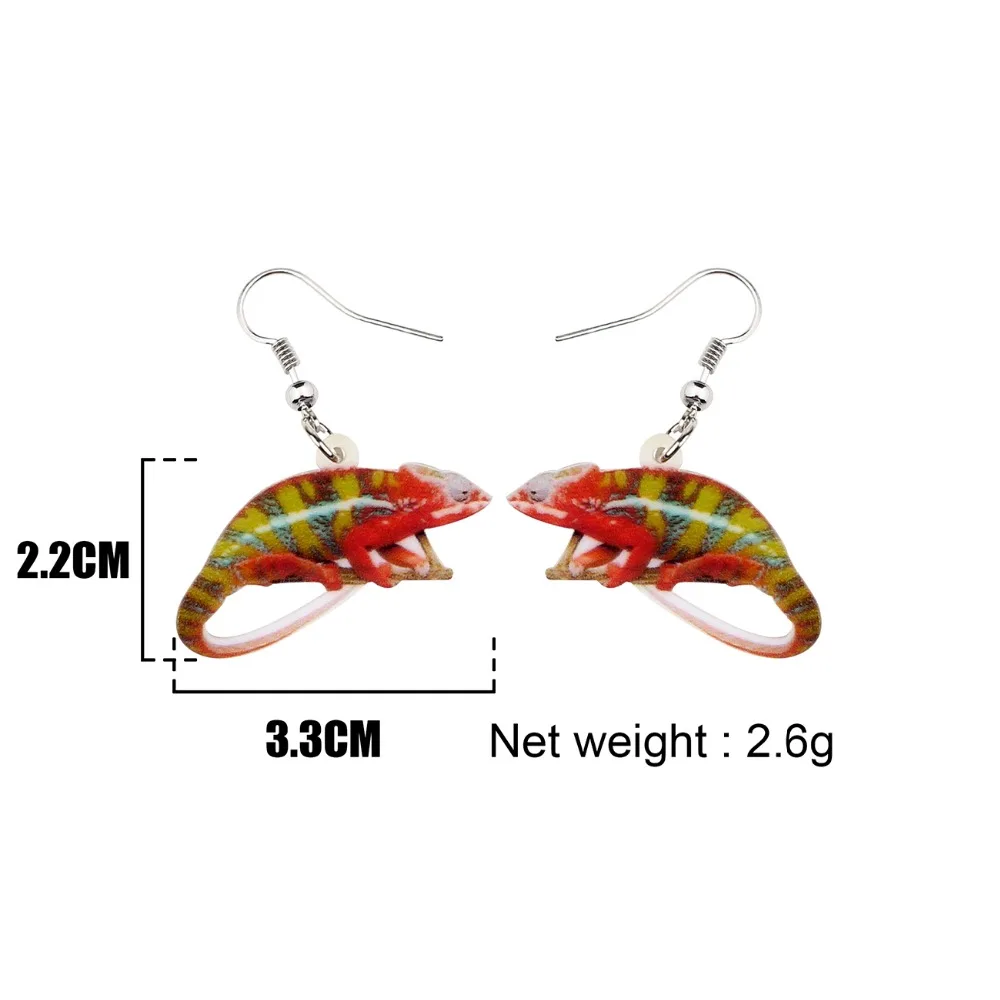 Bonsny акриловый цветочный геккон ящерица хамелеон искусственная мода животные