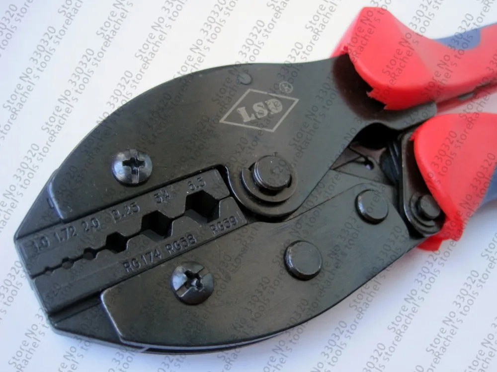 Ручные обжимные инструменты для коаксиального кабеля RG58 RG59 Разъем LY-02H1 |