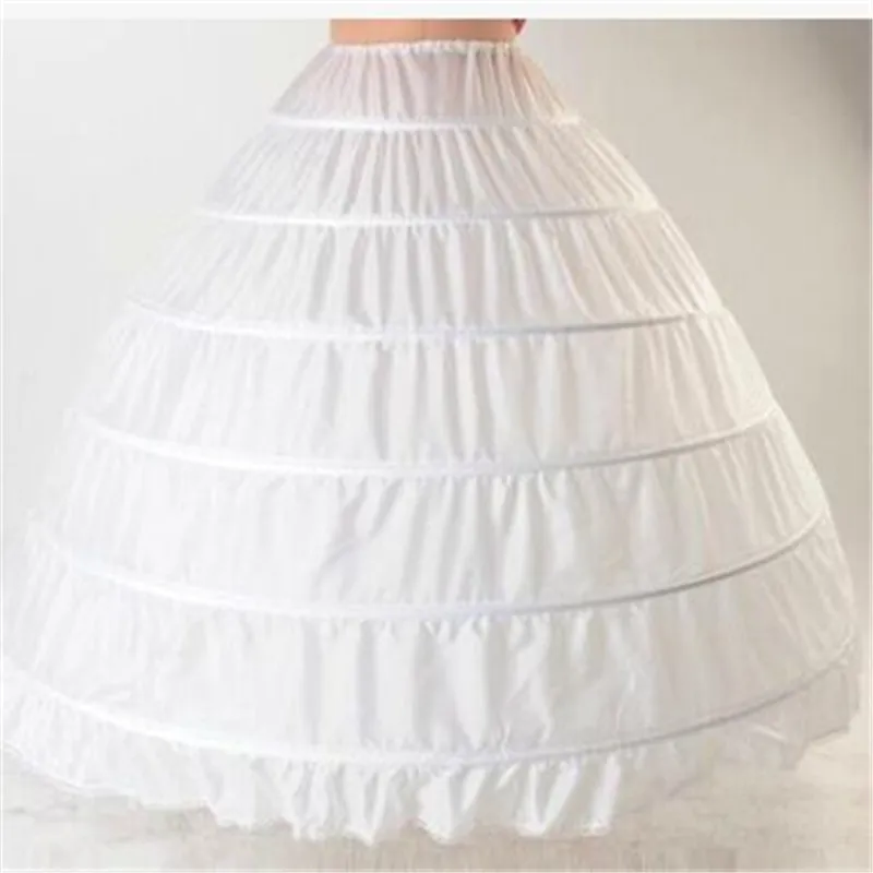 6 hoops Пышное dubai длинный рукав торжественное платье без бретелек Аппликации; Robe De Mariage свадебные платья Vestido De Noiva торжественное платье es+ свободная Пышная юбка - Цвет: 6 hoops