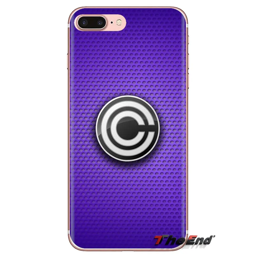 Silicone Cases Cover For iPod Touch Apple iPhone 4 4S 5 5S SE 5C 6 6S 7 8 X XR XS Plus MAX Anime Dragon Ball Z Capsule Corp Logo |