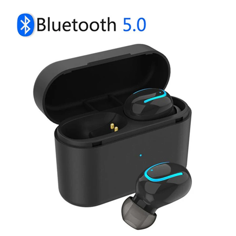 HBQ TWS Bluetooth 5 0 Mini Auricolare стерео глубокий бас Dolce a prova di Auricolari с коробкой