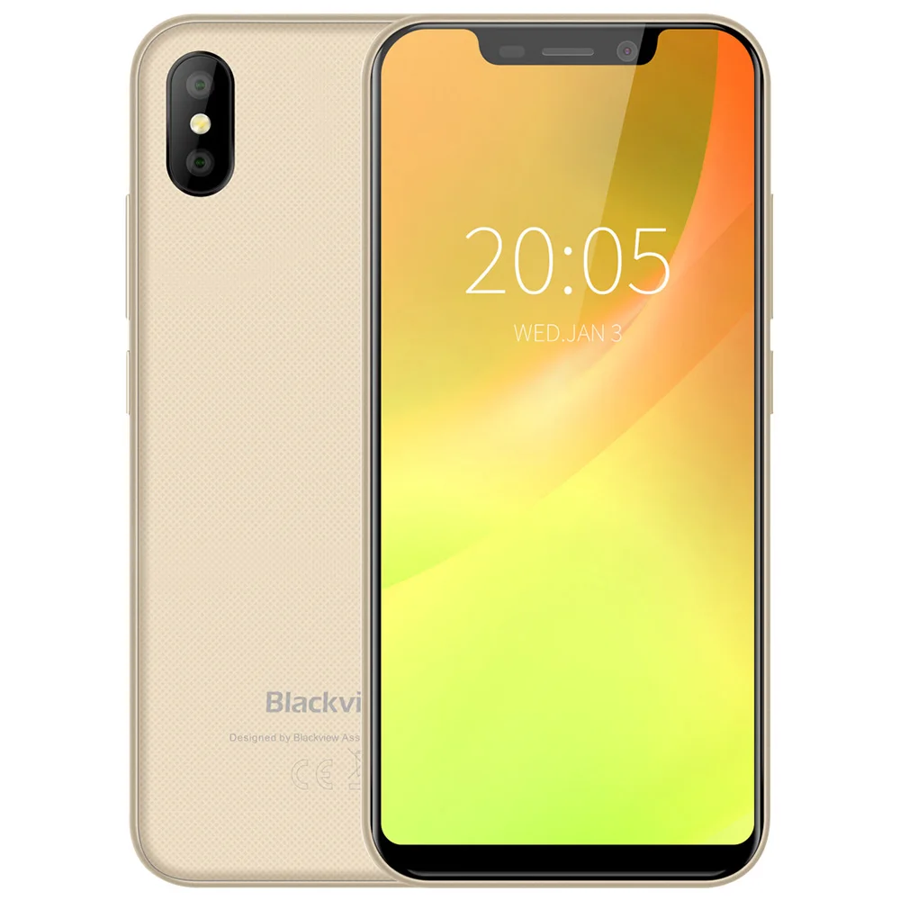 Blackview a30 3g phablet 5 дюймов Android 8 1 MTK6580A четырехъядерный 1. Hz 2 ГБ + 16 Гб 8.0MP 0.3MP камера
