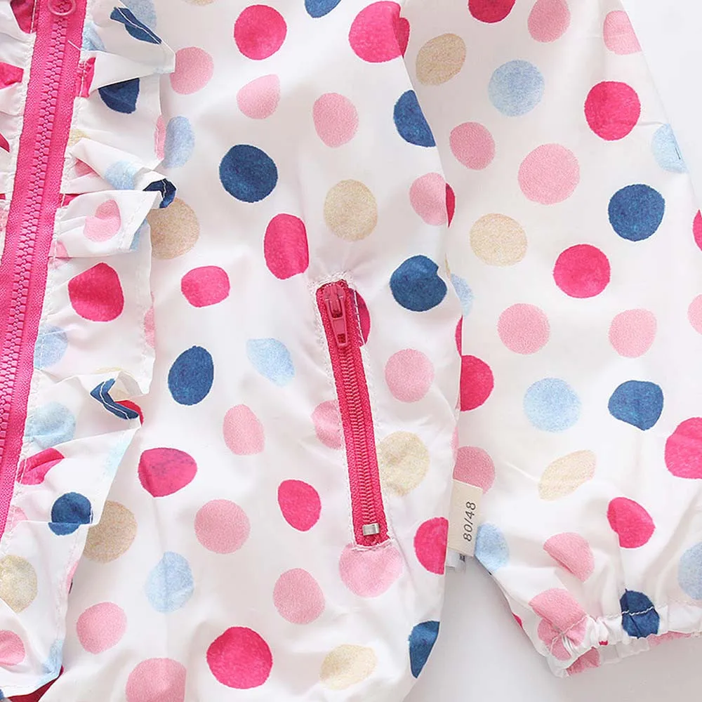Newborn Baby Girls Cotton Long Sleeves Character Hooded Zipper Jackets Coat Kids Outwear Clothing clothes | Мать и ребенок