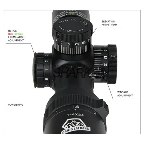 Canis Latrans 1 4x24 IRF тактический прицел для охоты HS1 0197|scopes for hunting|rifle scope huntingtactical rifle |