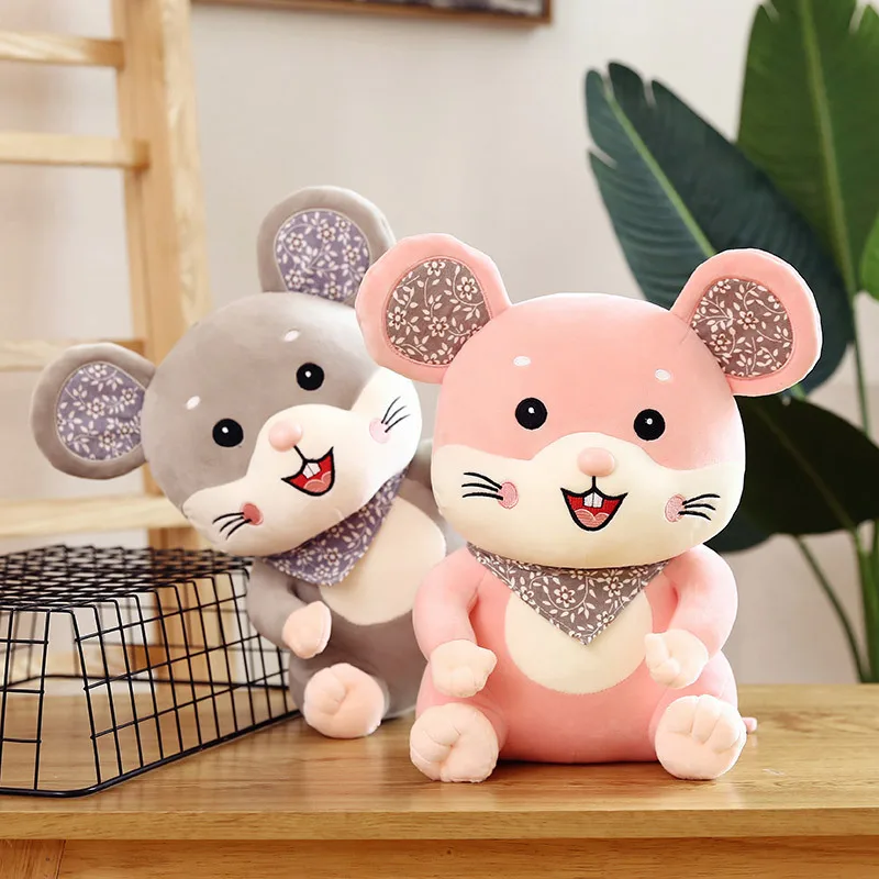 

28-55cm Kawaii Plush Doll Toys Cute Mouse Stuffed Toys Pillow Stuffed Cartoon Animals Doll Children Kids Gift Christmas Birthday