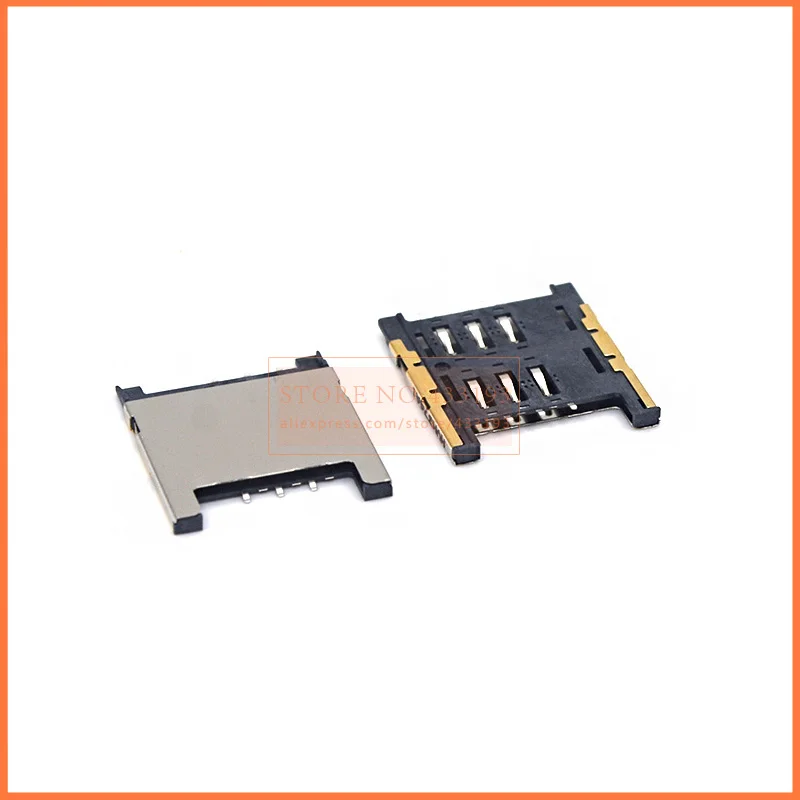 Оригинальный Новый гнездо для micro SIM карты Разъем Держатель считыватель адаптер