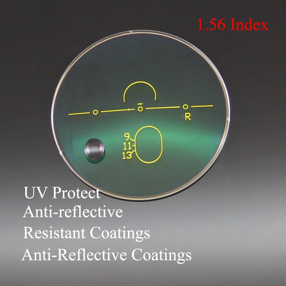 Прогрессивные линзы с индексом 1,56, оптические Линзы для очков,  Мультифокальные очки для вождения, линзы для чтения, линзы для глаз без  формы | AliExpress
