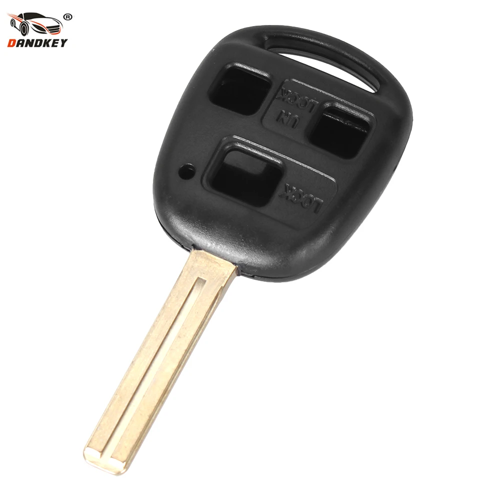 DANDKEY 3 кнопки дистанционного ключа чехла для автомобиля LEXUS SC430 GX470 RX350 RX400h ES300 ES330