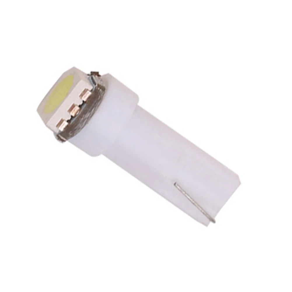 

10Pcs T5 5050 1SMD LED 12V 0.5W Bulbs for Dashboard Gauge Light Lamp