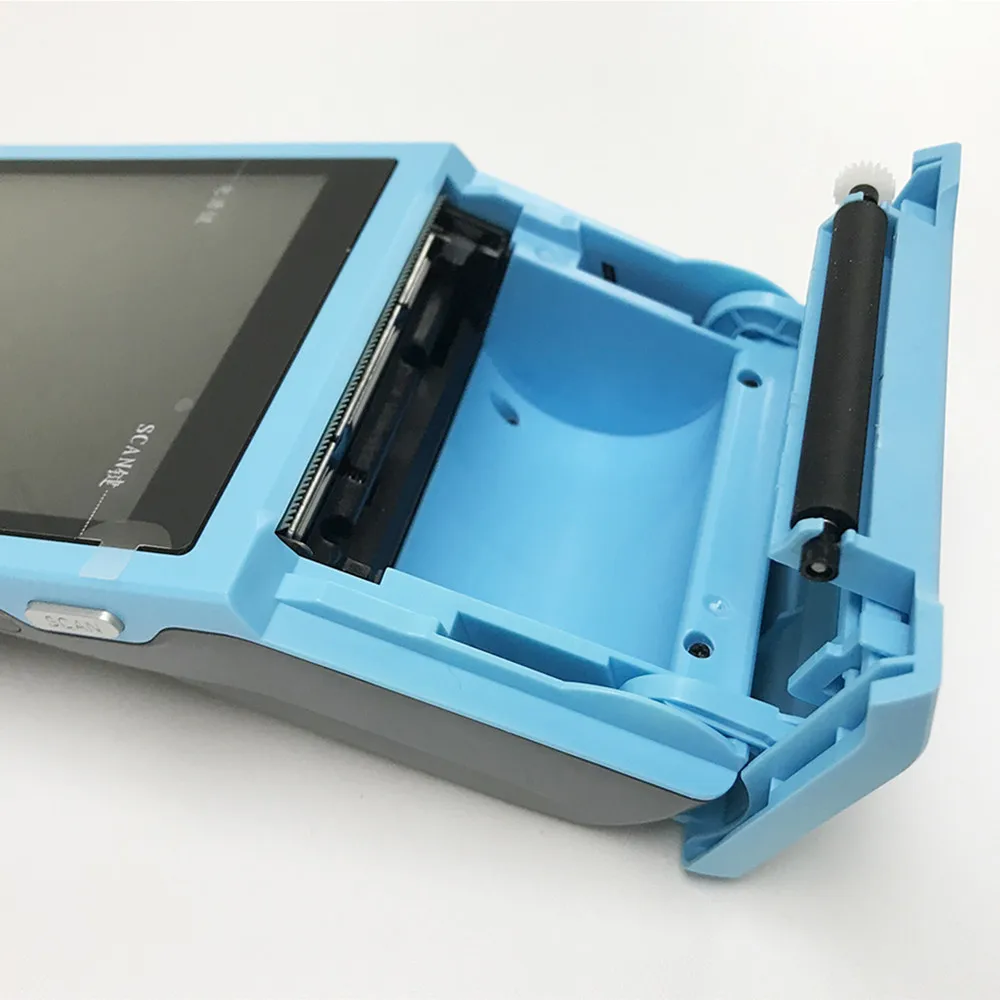 GOOJPRT 3G PDA pos терминал ручной NFC Встроенный термопринтер Bluetooth 58 мм Wi Fi Android камера