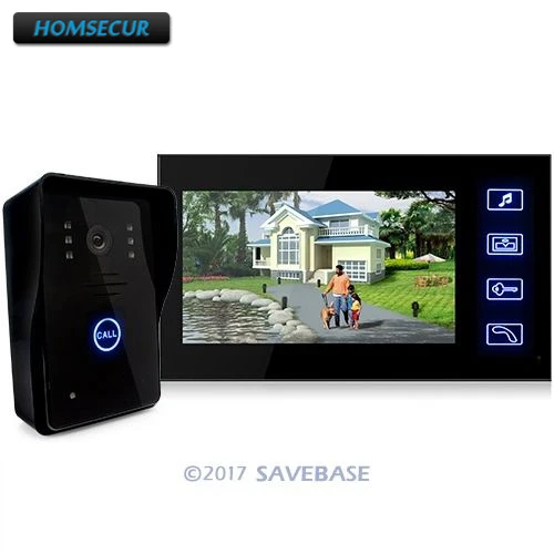 

HOMSECUR Door Phone Doorbell Touch Key 7" Lcd Video Ir Camera Recording And Photo Taking