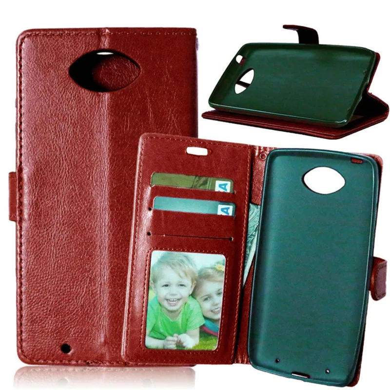Кожаный чехол кошелек с подставкой для Motorola Moto Droid Turbo XT1254 Crazy Horse|case cover|leather wallet