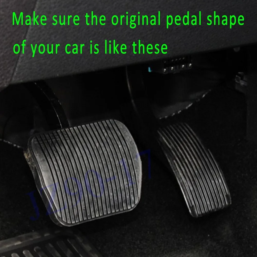2 шт./компл. без дрели из нержавеющей стали автомобильные накладки на педали