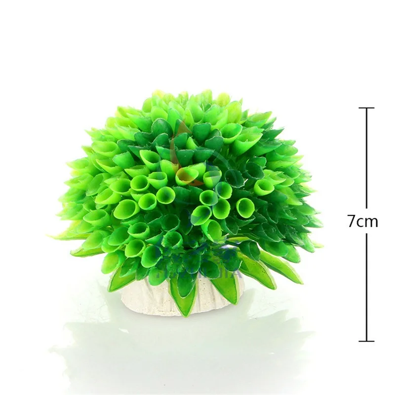 7cm 6Color PVC Coral Underwater Artificial Aquatic Plant Ornaments Aquarium Fish Tank Green Water Grass Landscape Decoration | Дом и сад