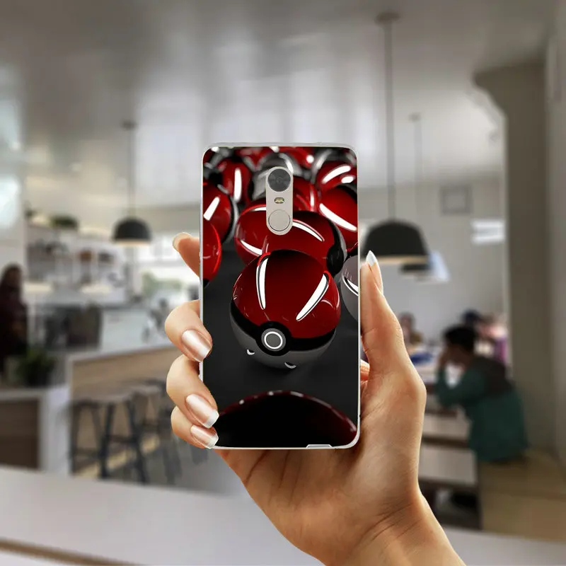 Милые Мультяшные Покемоны Пикачу Go PokeBall животных мягкий чехол для телефона Xiaomi